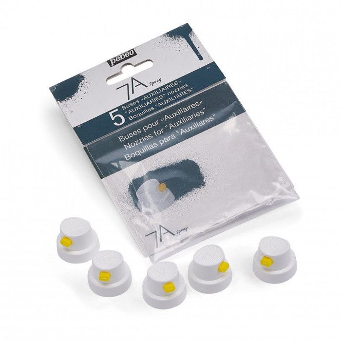 Caps - Nozzles - Valves - For Pébéo Spray Paint - Set of 5