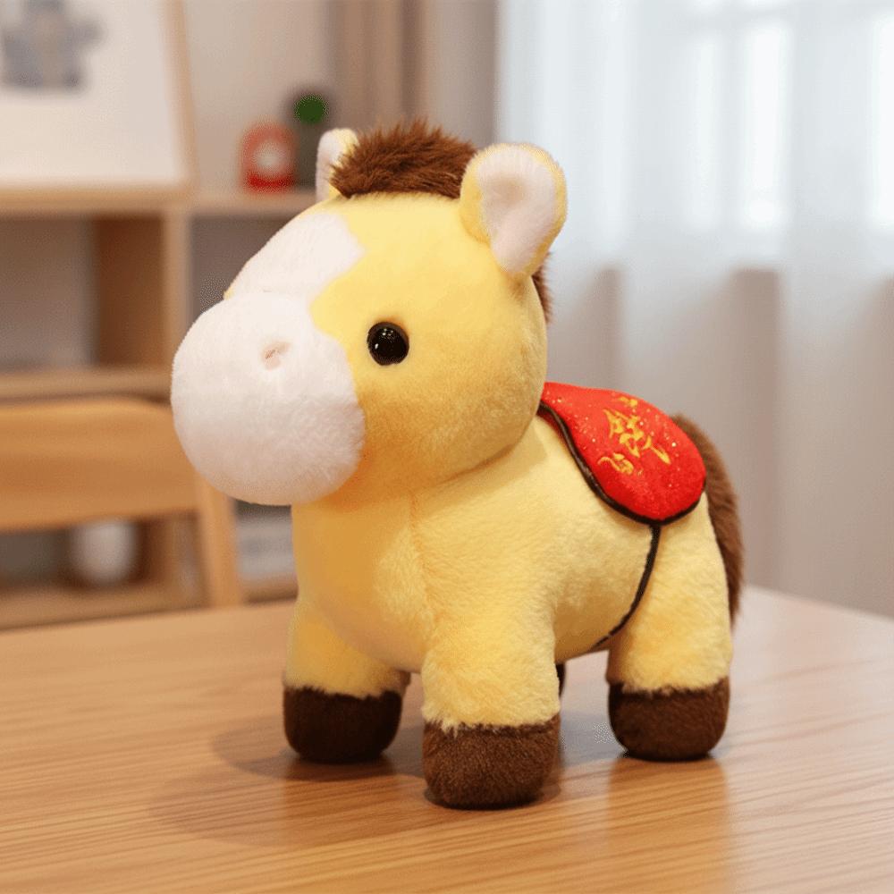 Cute 2026 Horse Plush Doll Mascot Dolls Horse Doll Pendant Stuffed Horse Toy  Home Decoration