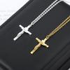 Stainless Steel Christian Tree Cross Necklace for Women Men Pendant Necklaces Retro Religion Jewelry Gift New Design Bijoux
