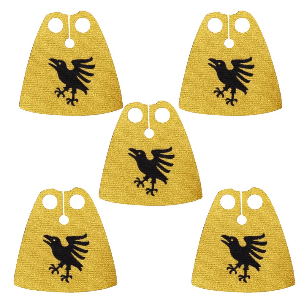 MOC Officer Cape Building Blocks Kit Medieval Lion Knights Figures Accessories Shawl Imitation Fur Cloak Bricks Toys Boys Gift