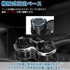 AnT Car Drink Holder Twin Cup Holder Bottle Holder Use Automatically Adapting Elastic Clip Easy Installation Double Fixing Adjustable Base Stable Seat