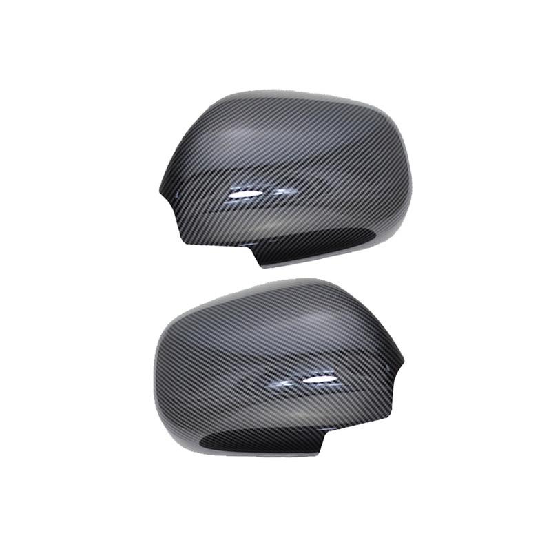 Car Rearview Accessories Carbon fiber Door Mirror Cover For Toyota Land Cruiser Prado J120 2003 2004 2005 2006 2007 2008 2009