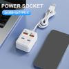 4/6 Port USB Charging Adapter Splitter With Data Transfer And Power Delivery For Phones Tablets Laptops
