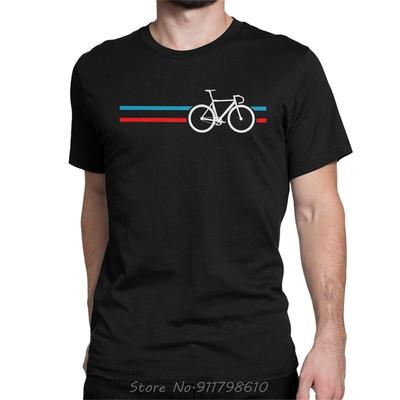 Fahrradstreifen Velodrom Fahrrad T-Shirt Herren Lustig Baumwolle Rundhals T-Shirt Klassisches Kurzarm-T-Shirt Geschenk Oberteile Streetwear