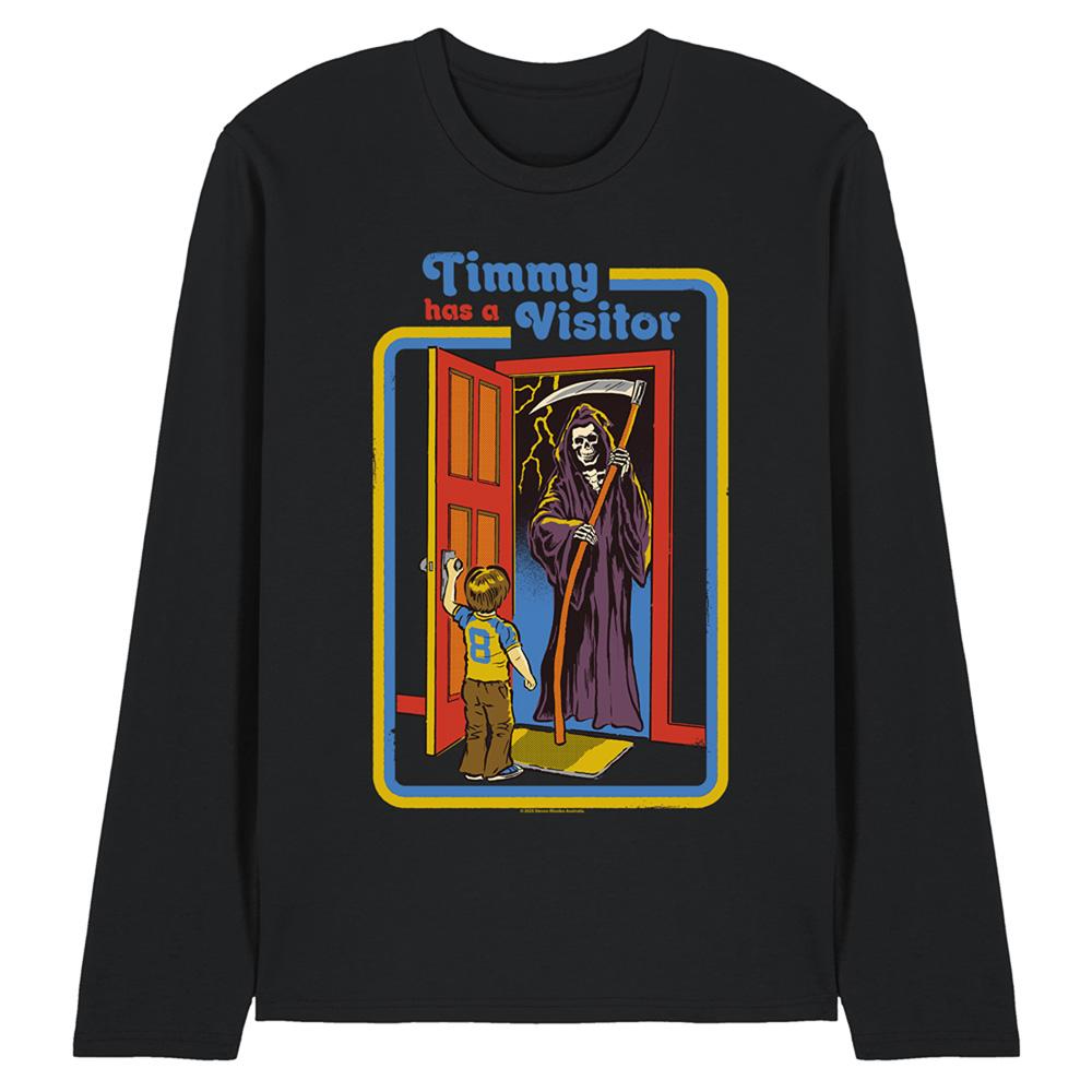 Steven Rhodes Unisex Adult Timmy Has A Visitor Long-Sleeved T-Shirt
