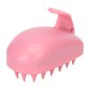 Hair Scalp Shampoo Brush Soft Silicone Bristles Rabbit Shape Scalp Massager Shampoo Brush for All Hair Types Pink