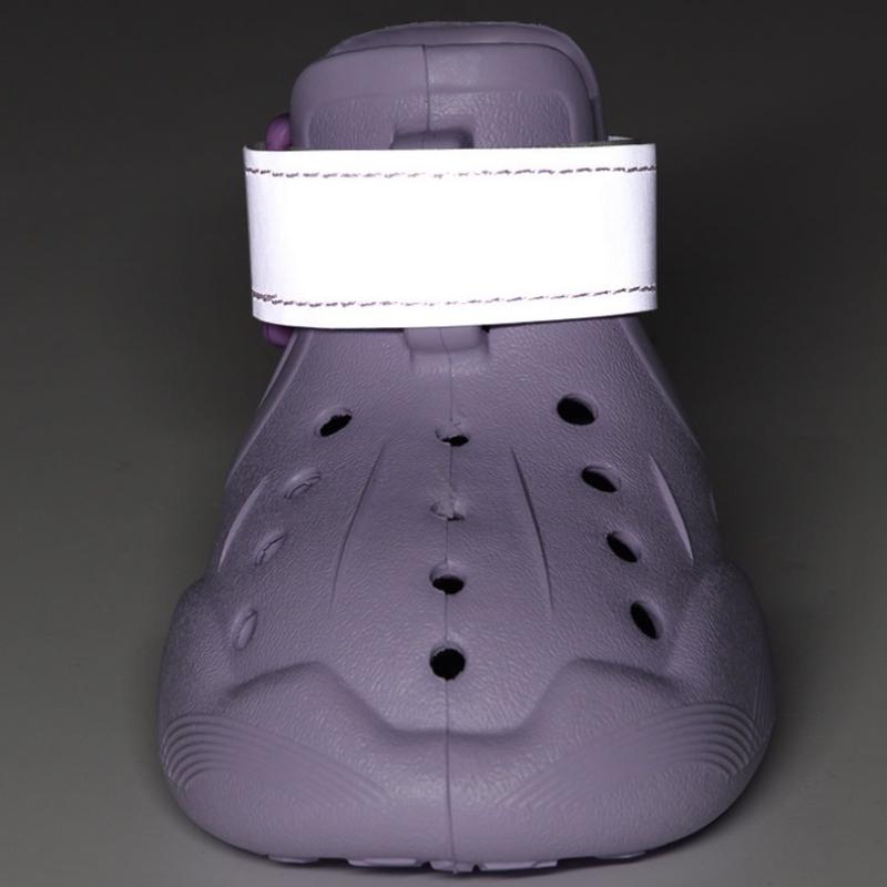 Reflective EVA Dog Booties Non Slip Waterproof Outdoor Boots for Hot Pavement Protection Pet Shoes with Anti Slip Sole Dog Shoes