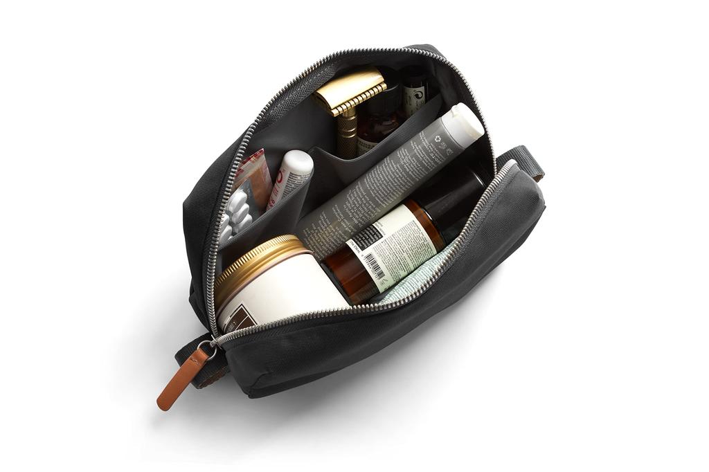Bellroy Toiletry Travel Pouch Kit, Water-Resistant (Toiletries, Perfume, Razor, Hairbrush, Toothbrush) (Slate)