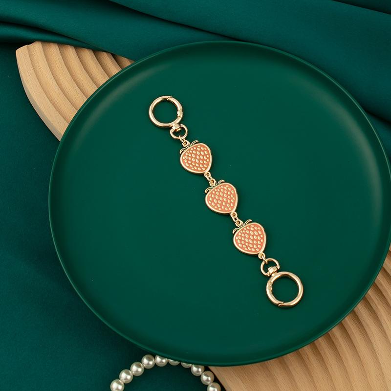 Bag Extension Chain Pearl Metal Accessories Love Buckle With One Shoulder Mahjong Armpit China-Chic Style