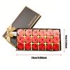 18pcs Soap Rose Flowers Gift Box Romantic Scented Bath Soap Flower Fake Flower Wedding Valentine's Day Gifts Creative Hand Gifts