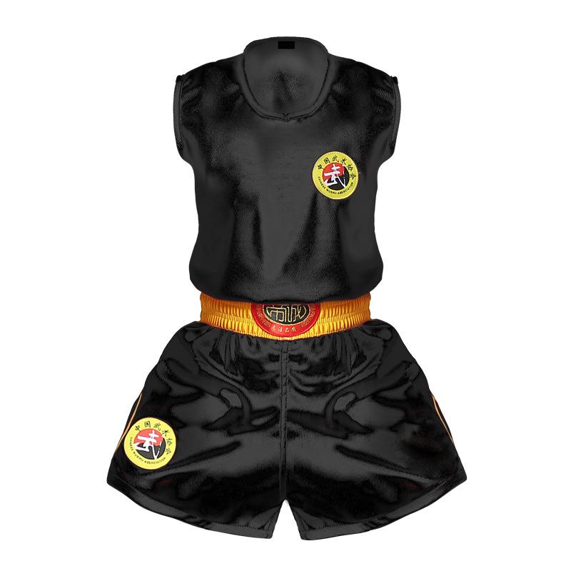 New Summer Sanda Training Clothing for Children Boxing Combat Vest Clothing Martial Arts Clothing Ice Silk Breathable Sweatshirt