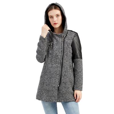 Fashionable Women's Autumn And Winter Hooded Woolen Coat Warm Jacket Is Very Warm