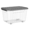 Plastic Storage Box with Wheels