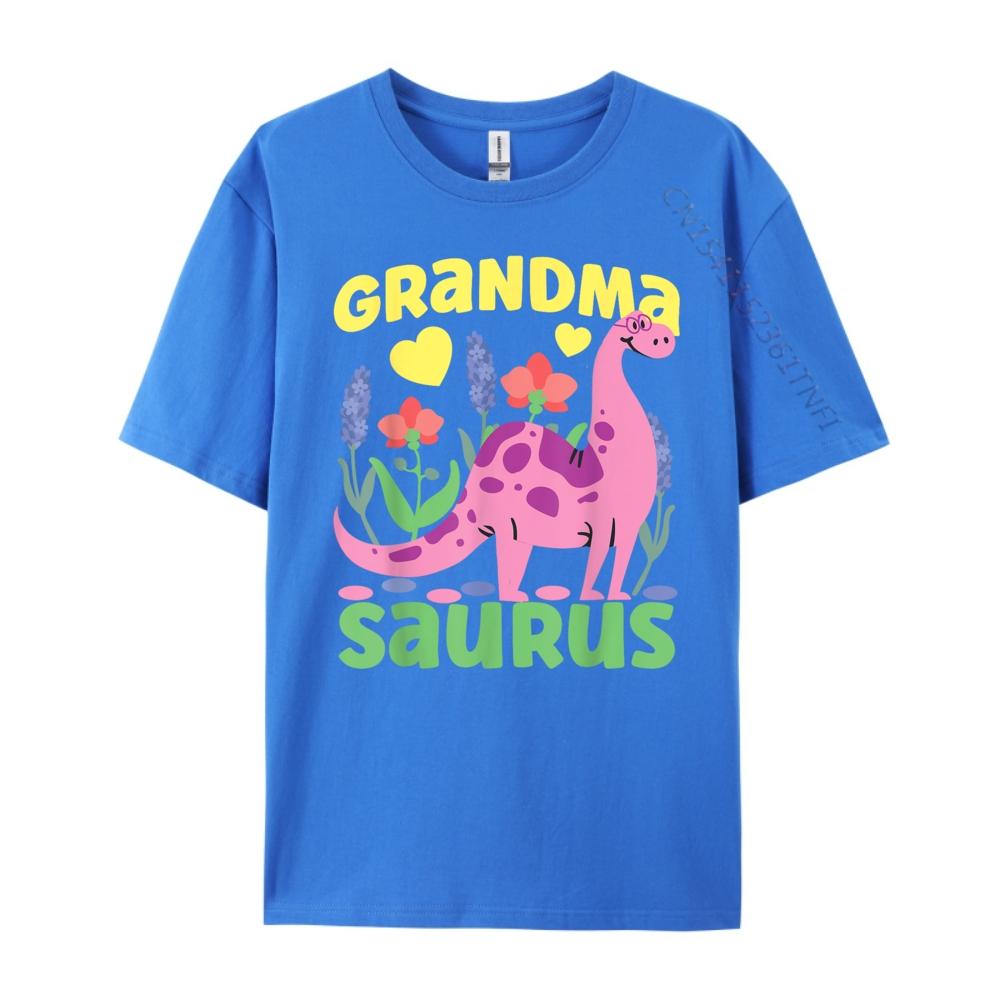 Grandma Saurus Dinosaur For Funny Grandmother Harajuku T Shirt Homme Easter Day