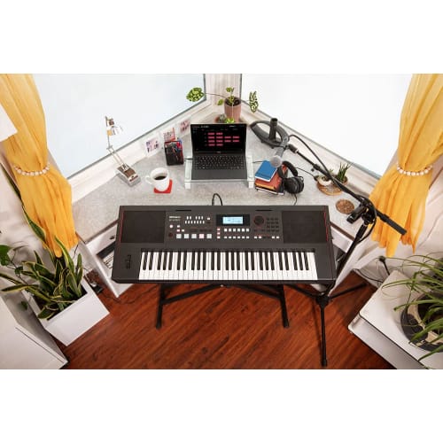 Roland E-X50 Arranger Keyboard, 61 Keys, Built-in Stereo Speakers, Bluetooth Audio, Headphone Connection, Auto Accompaniment Function, Microphone Jack