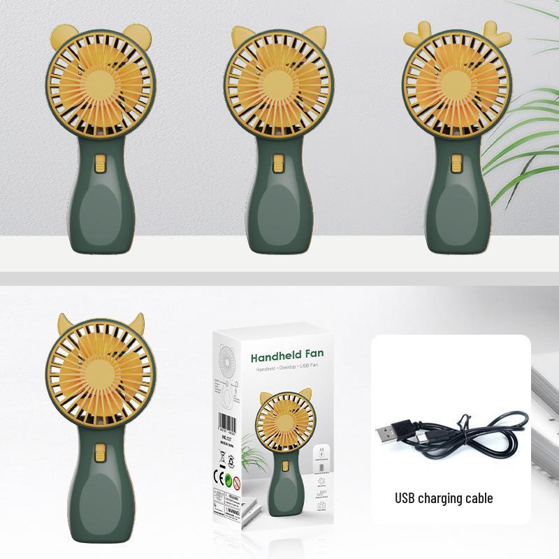 Portable USB Rechargeable Mini Fan for Students and Children