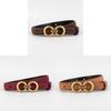 Classic Leather Waist Belt For Women With Alloy Buckle For Casual And Office Use
