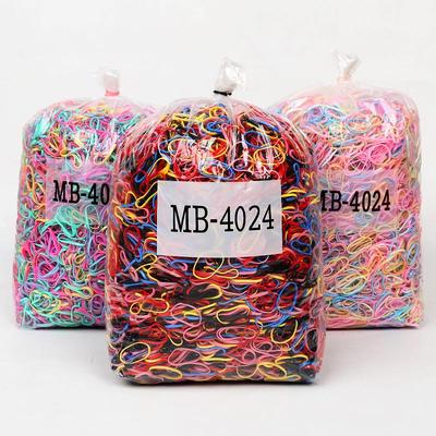 Elastici Colorati ad Alta Elasticità Piccoli per Bambini - Elastici di Gomma Usa e Getta in Confezione Bulk
