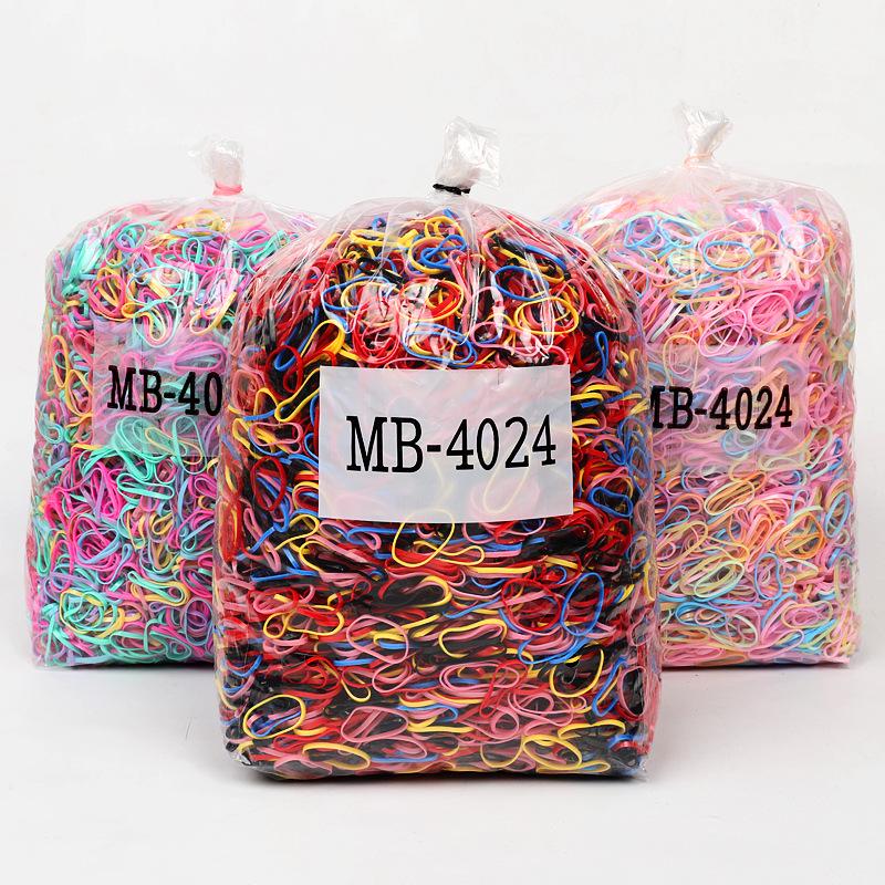 Elastici Colorati ad Alta Elasticità Piccoli per Bambini - Elastici di Gomma Usa e Getta in Confezione Bulk
