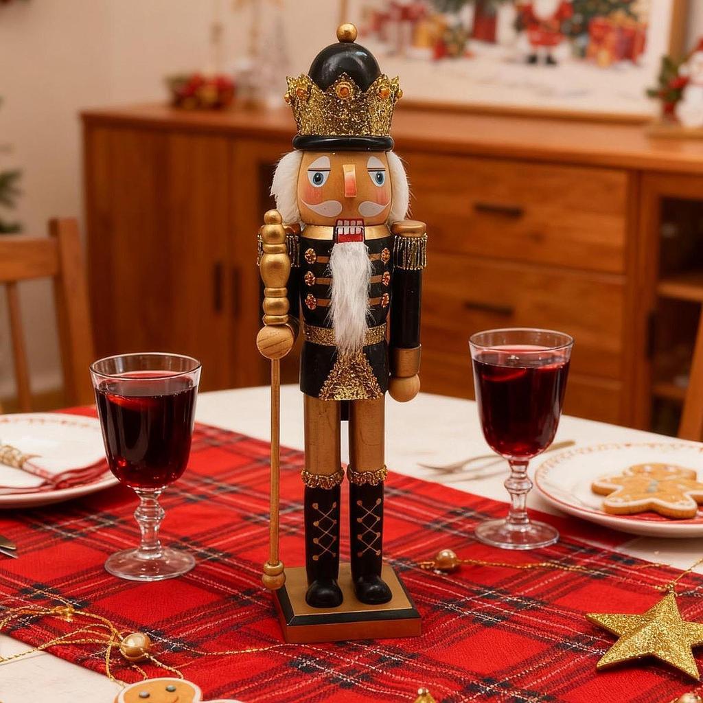 Nussknacker Figur Weihnachtsdekoration Sammlerstück Holzpuppe Ornament für