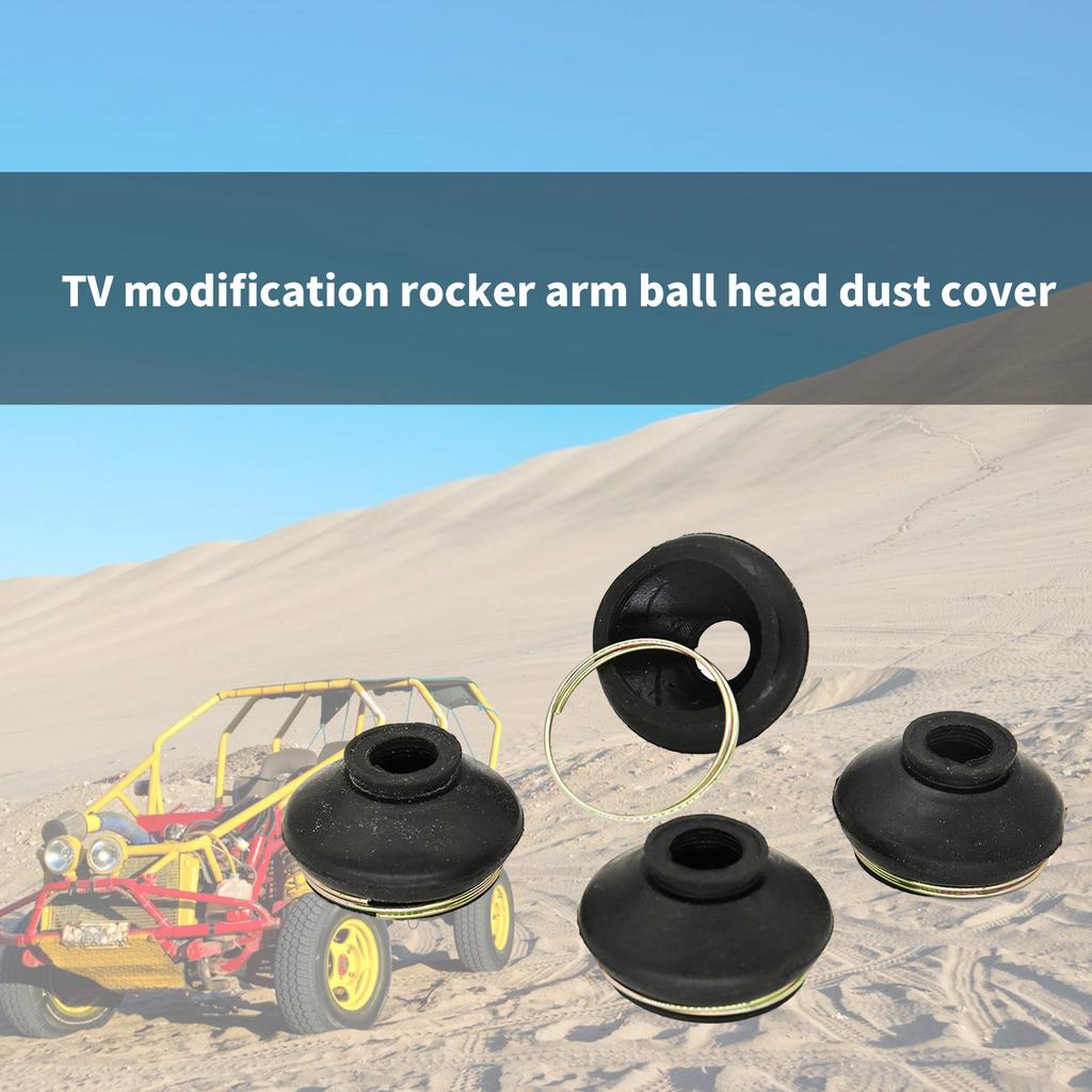 Pack Of 4 Rubber Covers Dust Protections Universal Fit Suspension System Dust Protector Quick Fixing for ATV Quad