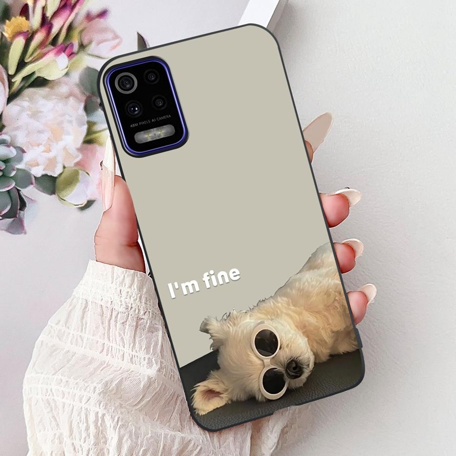For LG K52 K62 2020 Case LM-K520 LM-K525 Stylish Love Heart Painted Cover Soft TPU Phone Case For LG K62 K 52 LGK52 LGK62 Fundas