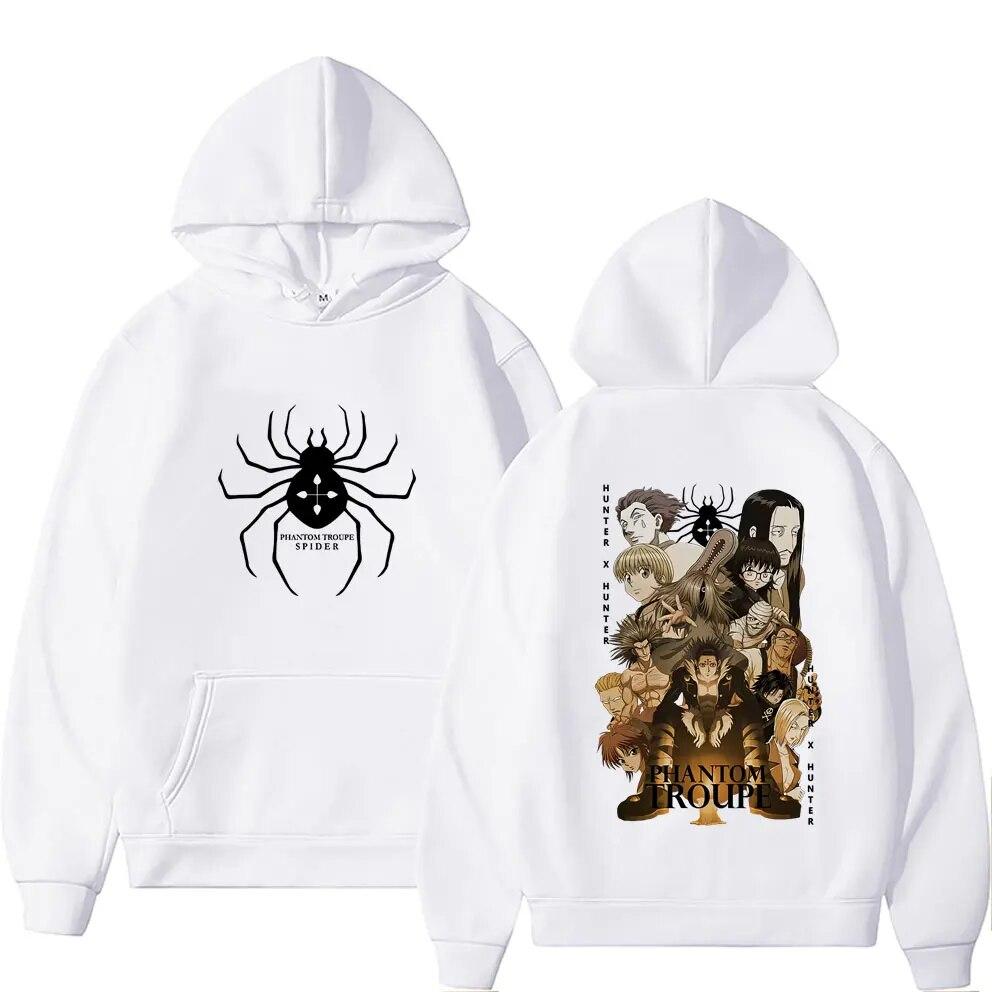 Anime Hunter X Hunter Phantom Troupe Grafická Mikina s kapucí Chrollo Lucilfer Feitan Potoo Mikiny Unisex Dámská Móda Oversized mikina