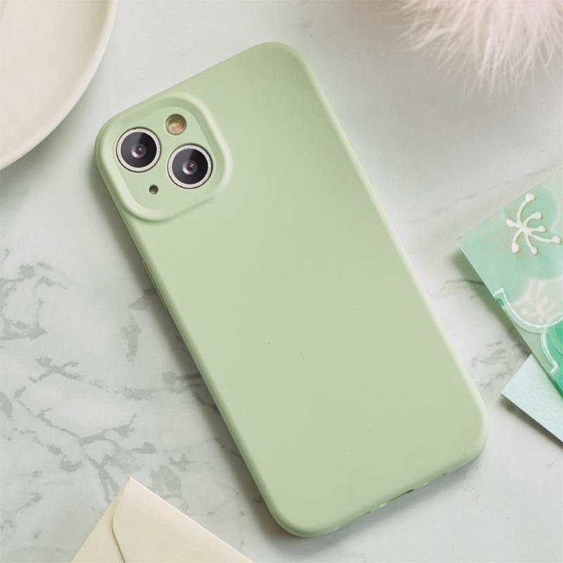 Zachte Siliconen Candy Telefoonhoesje Voor iPhone 11 12 13 14 15 16 Pro Max Plus Schokbestendige TPU Bumper Back Cases Cover For iPhone 12