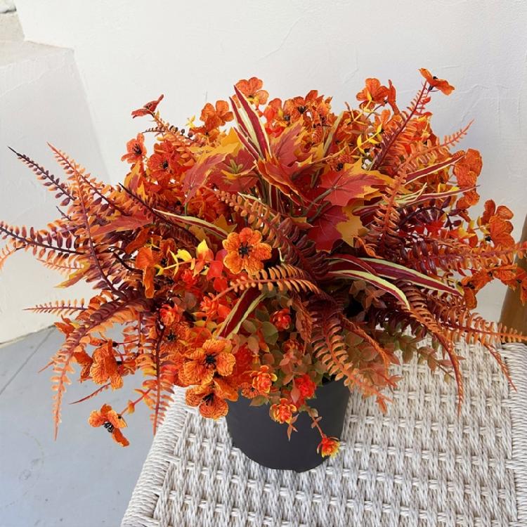 Plastic Greenerys Artificial Plant Plastic Texture Perfect for Garden Terraces Window Box Fireplaces Displays