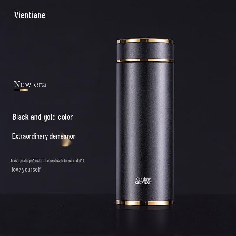 WANXIANG Double-Layer Glass Tea Infuser Bottle