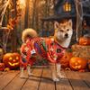 Cartoon Four Legged Clothes Soft Ghost Pumpkin Dog Sleepwear Dog Pajamas  Halloween Party