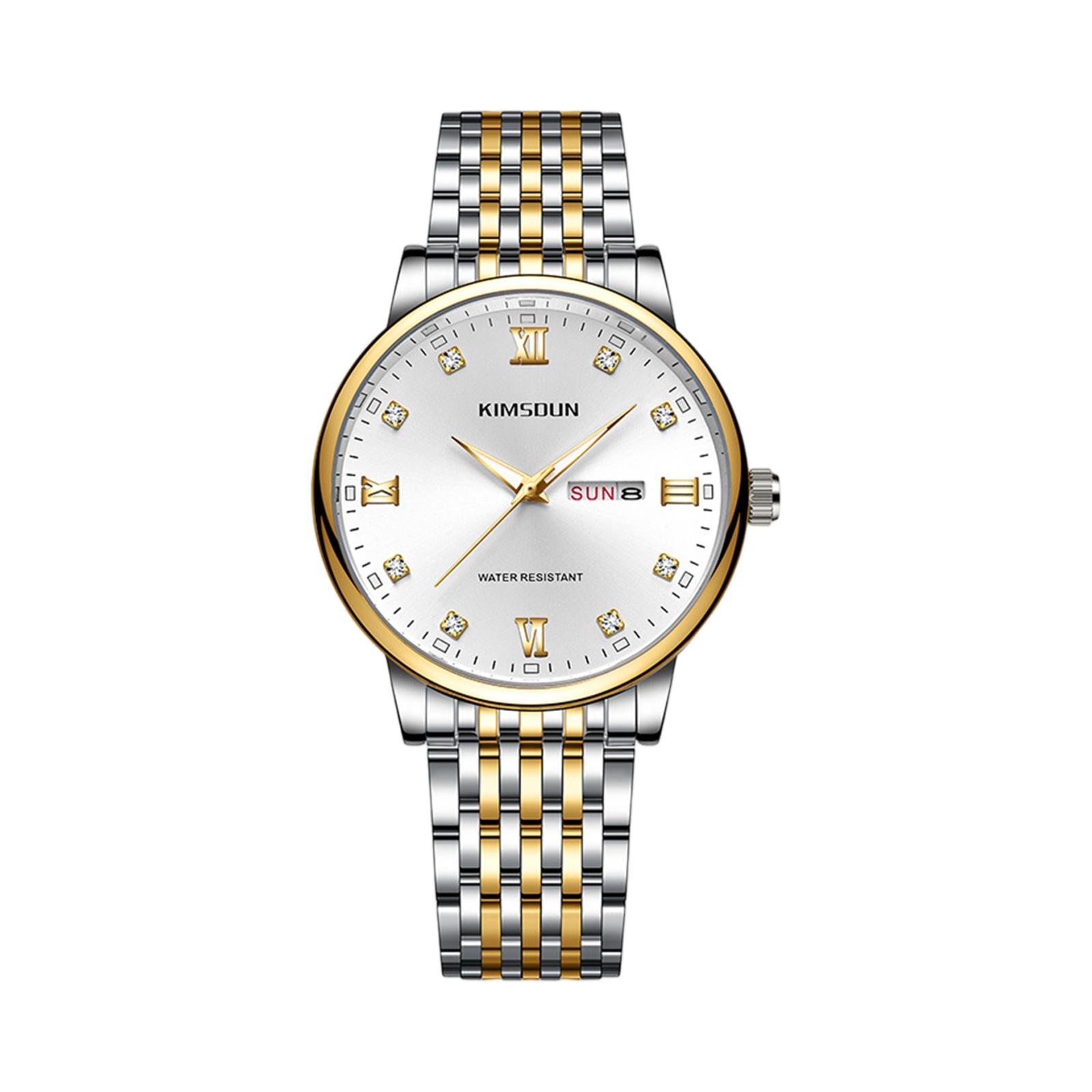 

Мужские водонепроницаемые светящиеся наручные часы-будильник для бега One Size золотой