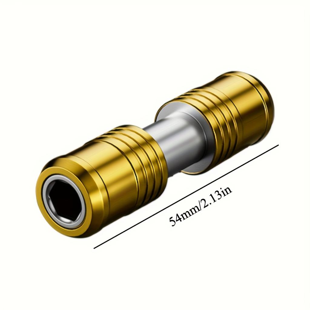 Double Head Screwdirver Bit Holder Quick Release Double Head Drill Bit Holder 1/4 Inch Hex Inner Hole for Power Drill