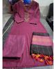Indický dámský návrhář Kurta Pant Dupatta Set Bollywood Top Tunika Kurti Salwar Suit Dress