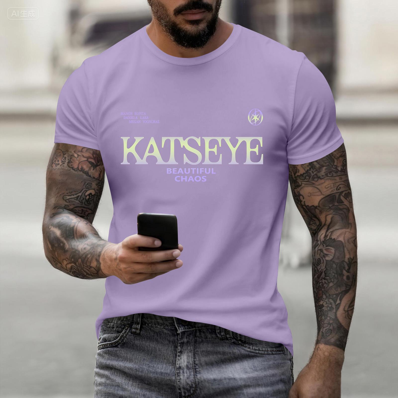 

Модная одежда для работы с коротким рукавом и круглым вырезом, принтованные топы для мужчин, летние топы XL