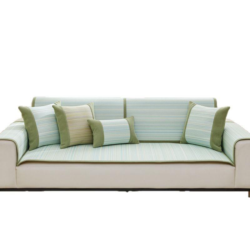 Antarctic People Rush Grass Sofa Cushion Summer Summer Mat Seat Cushion Non-Slip Sofa Cover  New Cover