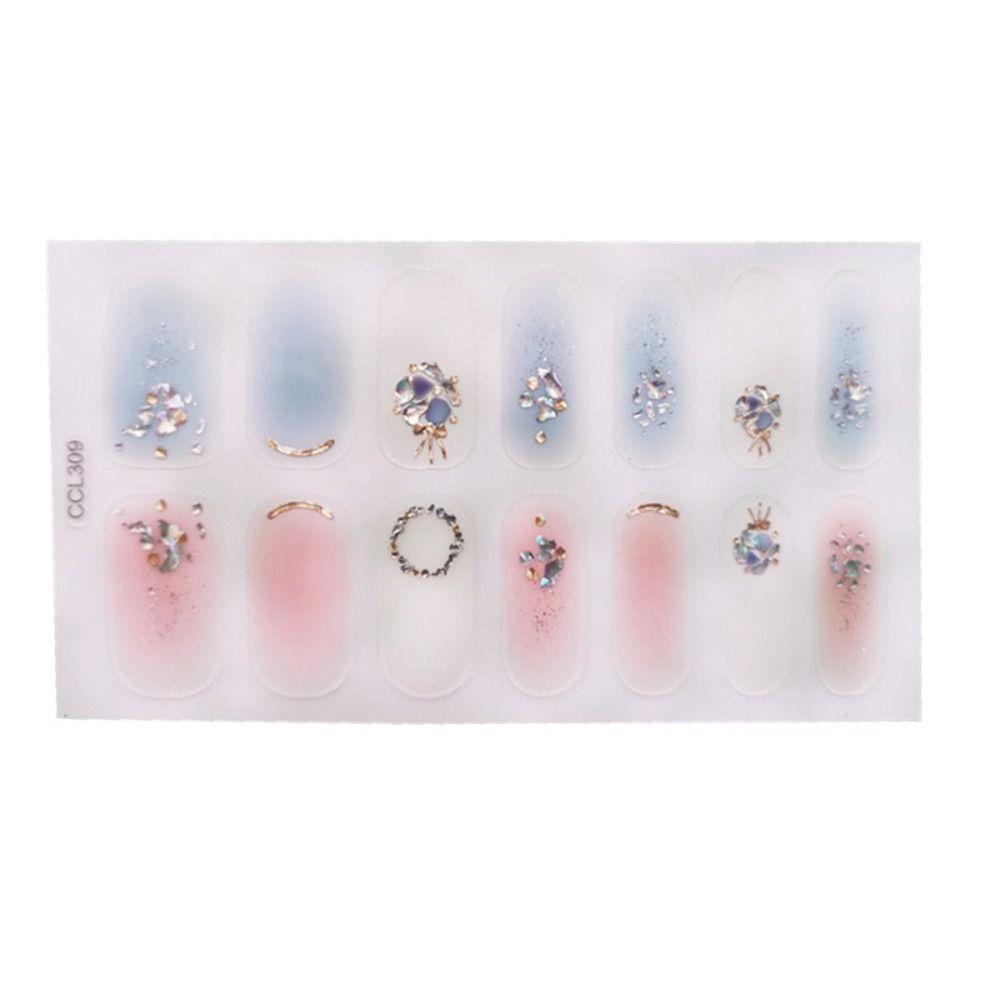 Design Self-adhesive Waterproof Nail Art Decals Nail Stickers Nail Varnish Film Manicure Decoration