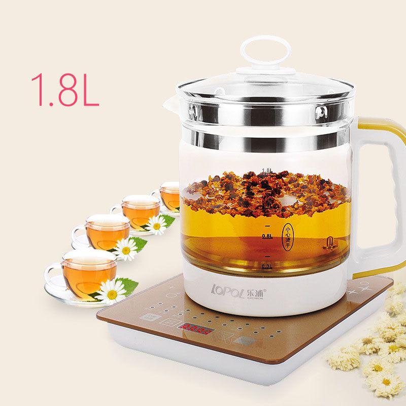 Luxusní plně automatický zdravotní hrnec s tlustým sklem a multifunkční elektrická konvice