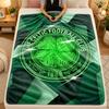 Flannel BlanketCeltic FC Warm Soft Throw Blanket for Indoor Sofa Bed Living Room Use