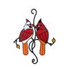 Pendant Mini Stained Bird Glass Window Hangings Acrylic Wall Hanging Colored Birds Decor Room Accessories Scandinavian Decor Mot
