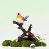 Niedliche Elster Bonsai Statue Cartoon Miniaturen Figur Desktop Dekoration Tierskulptur Rasen