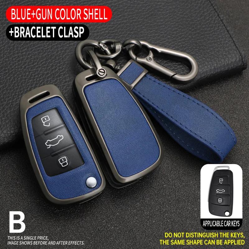 

Zinc Alloy Car Key Case For Chery Arrizo7 E3 E5 A3 A5 Tiggo 2 3 5 3X Fulwin2 Eastar 2 3 Button Keyless Protect Cover Accessories