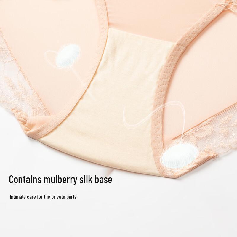 Audiffren XP4501 Damen High-Waist Spitzen Bauchweg-Slips