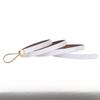 Casual Ladies Leather Thin Belt With Minimalist Knot Design And Alloy Closure
