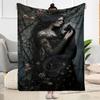 Gothic Style Blanket Warmthful Decor Suitable for Office Bed Seaside All-Season Use Warmthful Decor Best Holiday Gift for Friends Family