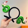 Soft Snake Headband Plushy Chinese New Year Hairband Kawaii   Lunar Year