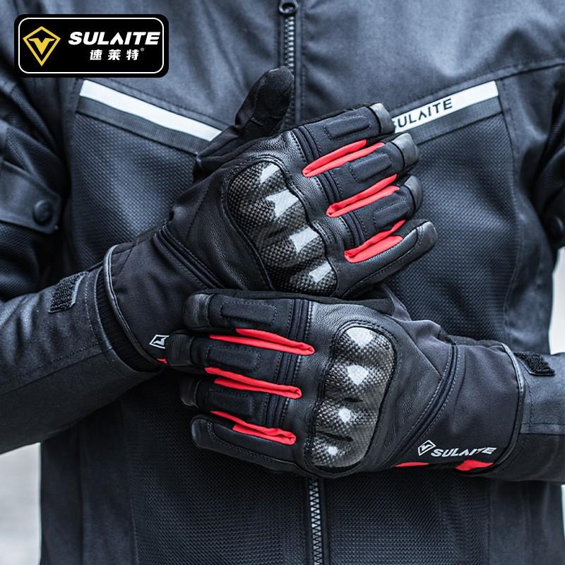 Winter Motorcycle Gloves Waterproof Windproof Thermal Lined Touchscreen Compatible Cycling Protective Gear Safety