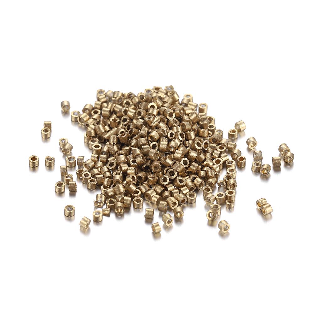 Handgefertigtes DIY Saatperlen-Set: 25 Farben, 2 mm, 1800 Stück, Röhrenzubehör