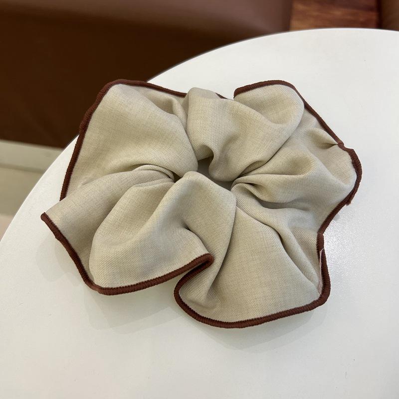Korean Retro Temperament Hair Rope Headband - Solid Color Fabric Accessory