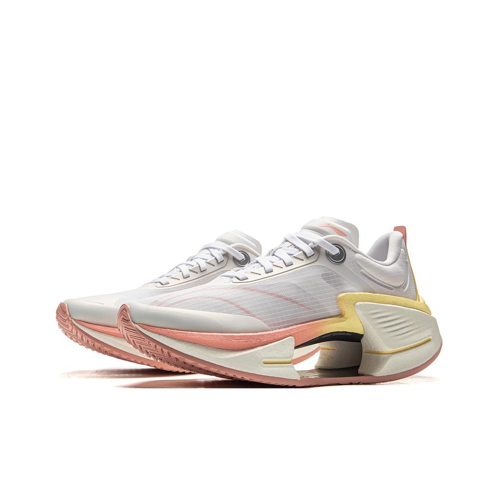Li Ning Absolute Shadow 3 Tehnologie Esențială Competiție Profesională Antrenament Pantofi de Alergare Adidași Femei Standard-Alb Platină-Ceață ARRV002-21